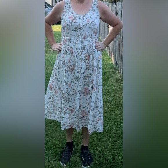 Frye Floral Print Maxi Dress Size XL - Picture 3 of 5